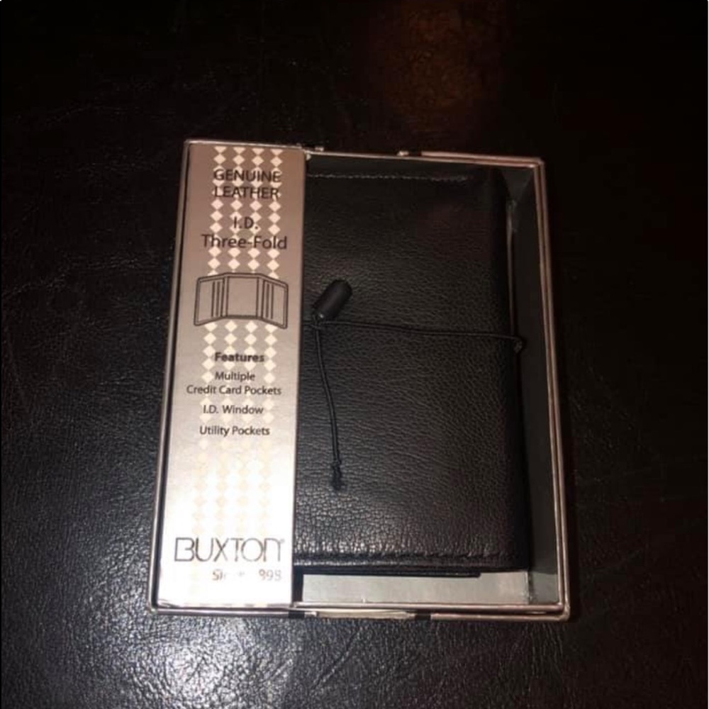 men’s black wallet